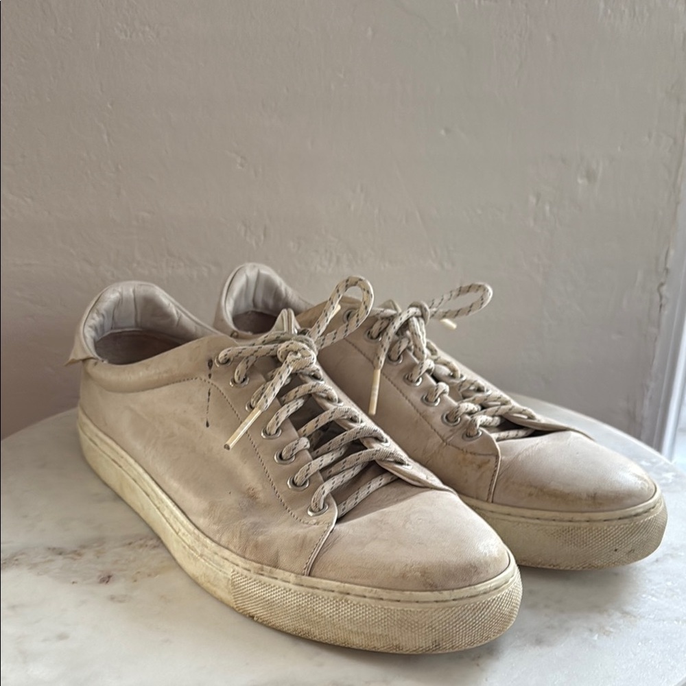 Men's Cream Sneakers